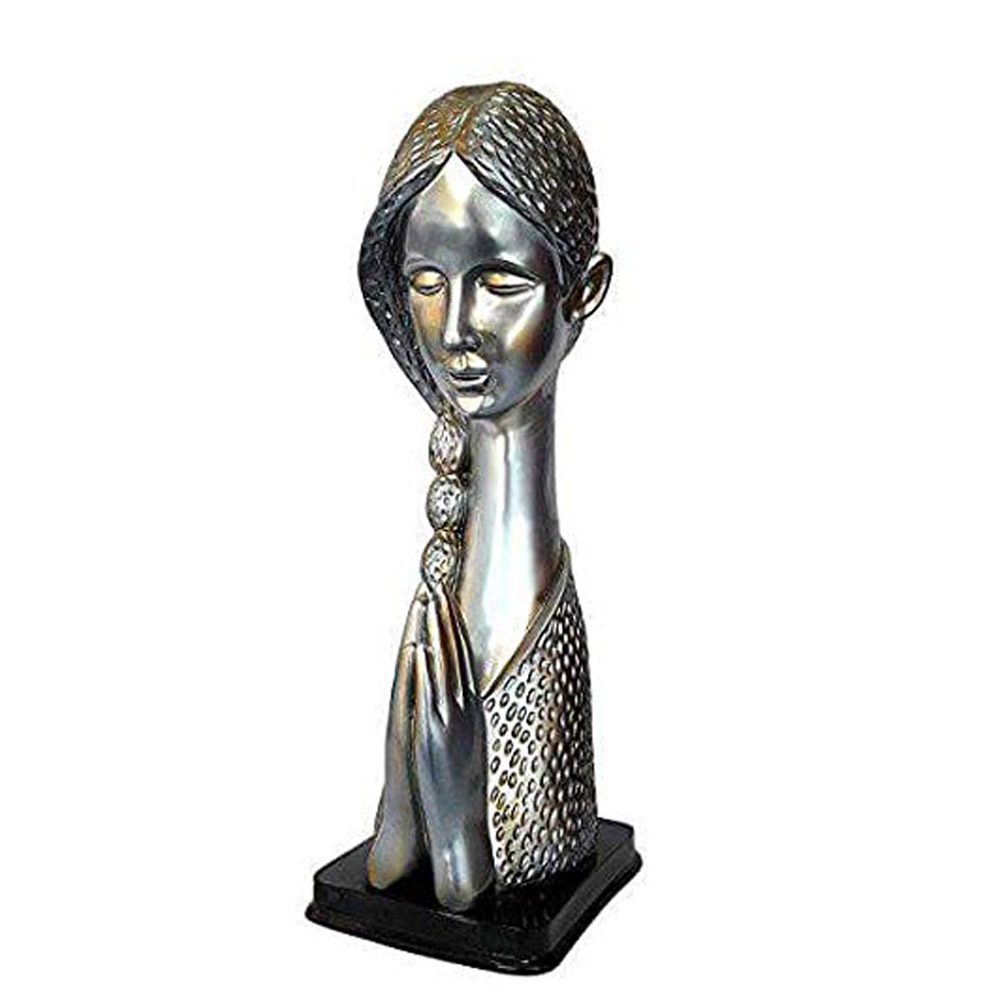 Silver Welcome Lady Figurine Online